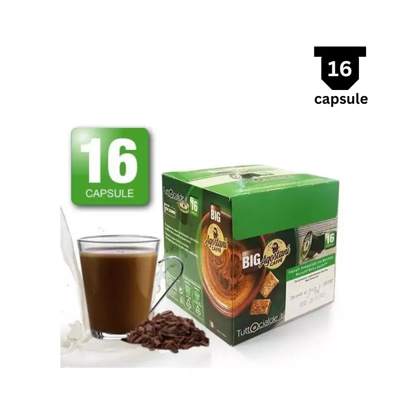 Agostani Caffe Ciocolată Caldă 16 Capsule Dolce Gusto