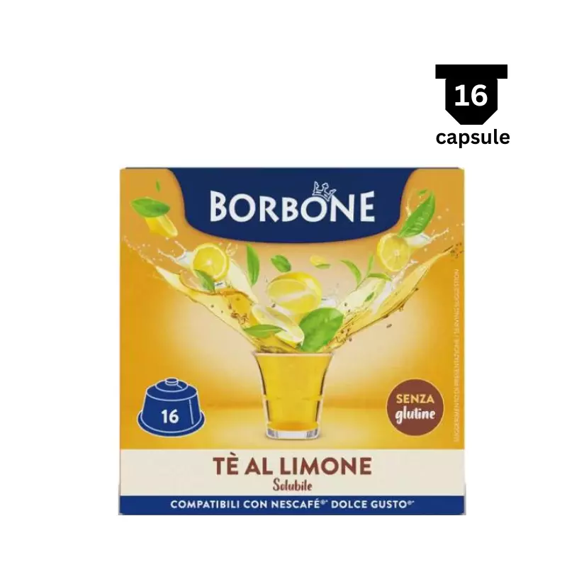 Borbone Ceai de Lămâie – Compatibil Dolce Gusto – 16 Capsule